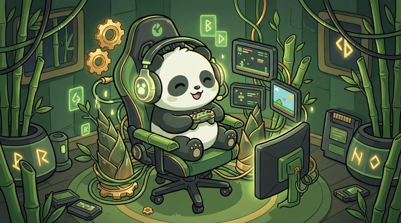 暗网熊猫视频游戏趣味解说